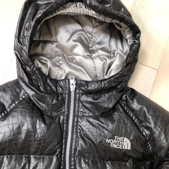 The North Face down belted parka jacket 14-16 women xs - Picture 7 of 13